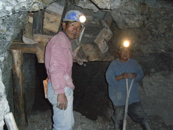 Minenarbeiter in Potosi - Bolivien